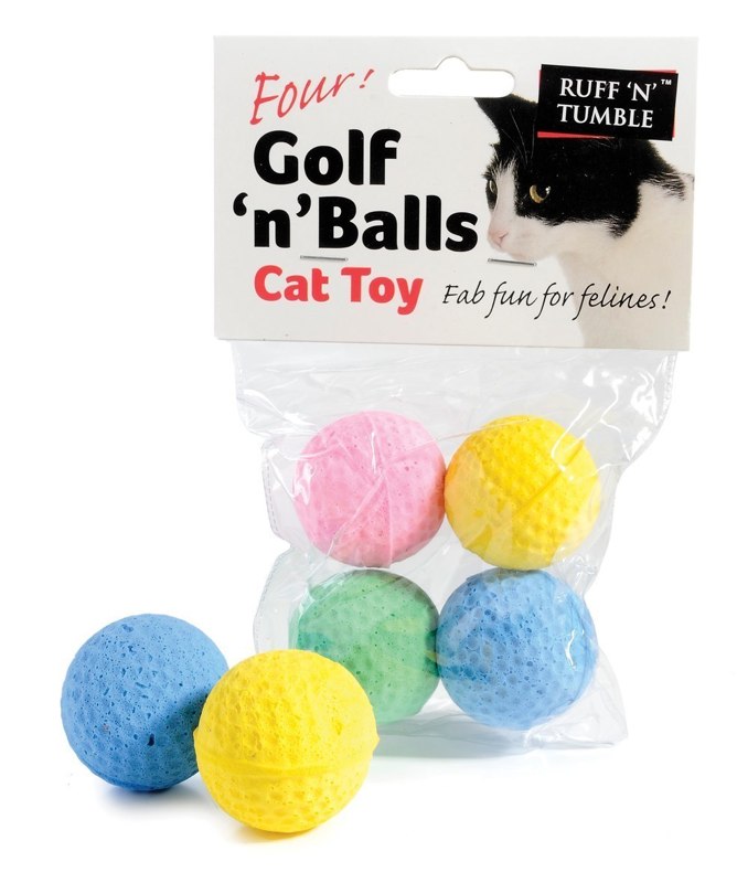 soft foam cat balls